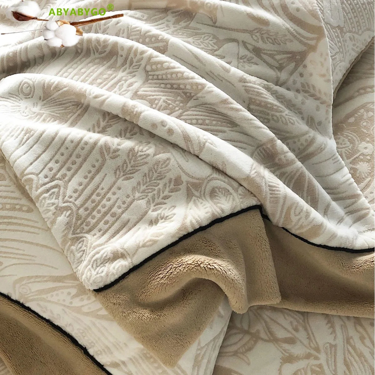 Euro Style Queen Velvet Bedding Set